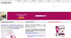 Desktop Screenshot of curriculumfacil.es